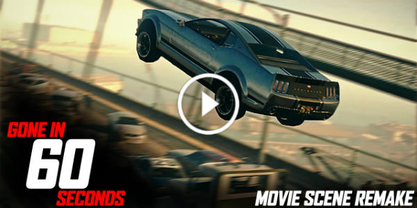 GTA 5 Online Video Bridge Jump Scene Gone In 60 Seconds 11