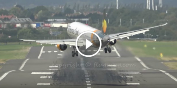 Gusts VS Guts! Airbus A321 Plane cross wind landing 21