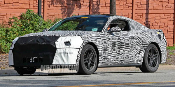 New 2018 Ford Mustang spy photos detroit 1