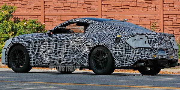 New 2018 Ford Mustang spy photos detroit 3