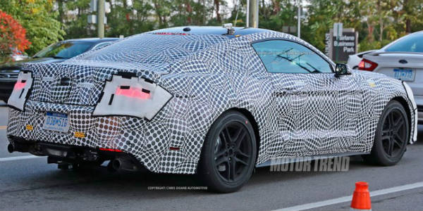 New 2018 Ford Mustang spy photos detroit 5