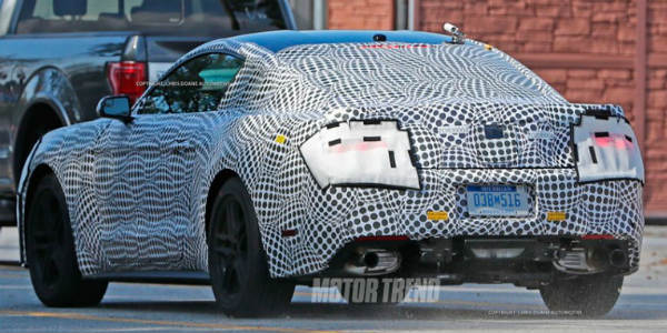 New 2018 Ford Mustang spy photos detroit 7