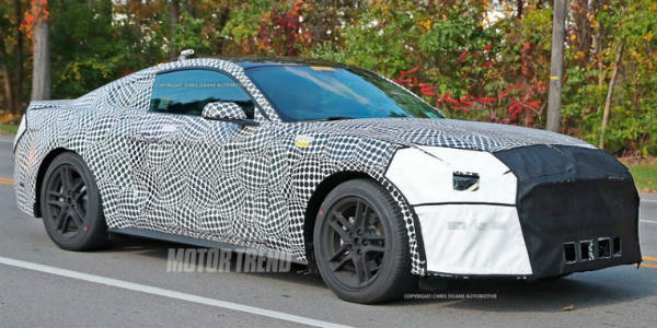 New 2018 Ford Mustang spy photos detroit 8