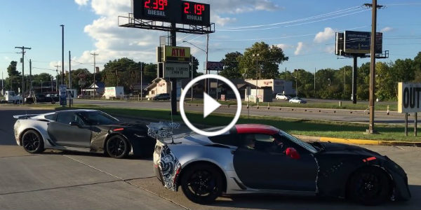 New ZR1 Spy Videos Turbo 2018 Corvette Prototype Test 11