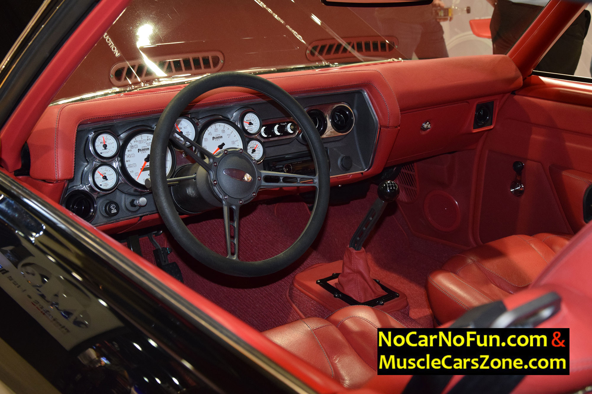 Classic Chevrolet Chevelle SS Black Red Interior 4 - Sema Show 2016 Vegas