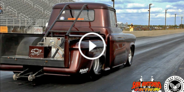 Drag Racing Chevy Truck 50s San Antonio Raceway 11