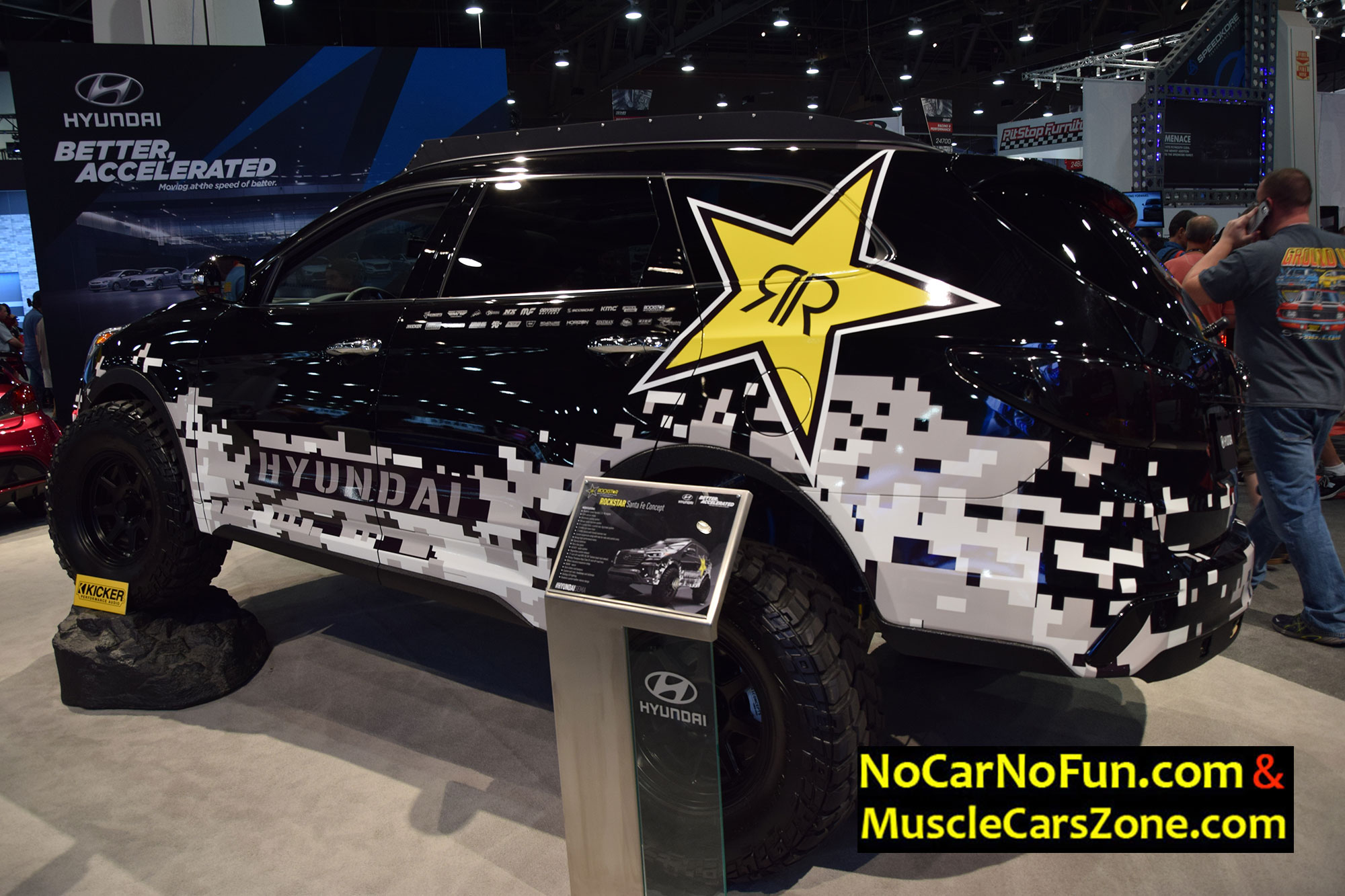 Hyundai Santa Fe Rockstar off-roader Truck 2 - Sema Show 2016 Vegas