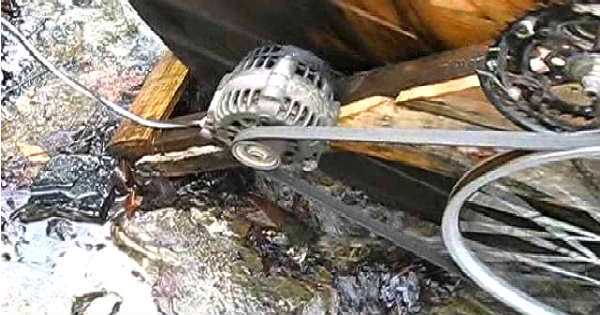 water wheel generator 1