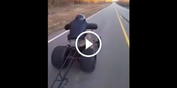 2 Stroke Power 4-Wheeled Drag Custom Made Motorcycle 11