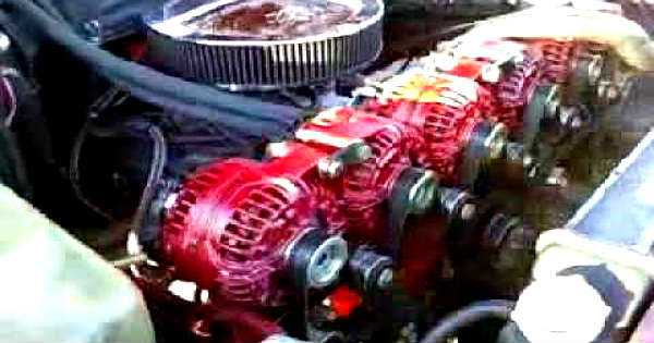 6 Alternators power car 1