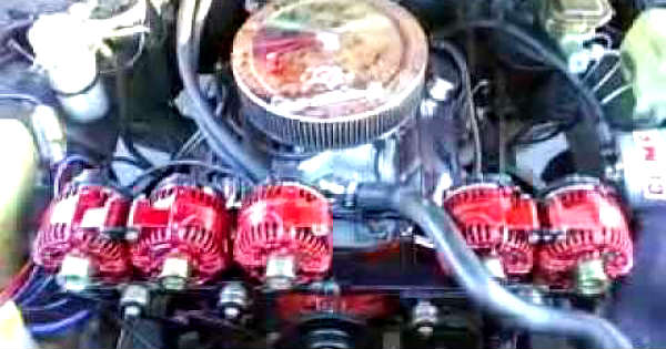 6 Alternators power car 2