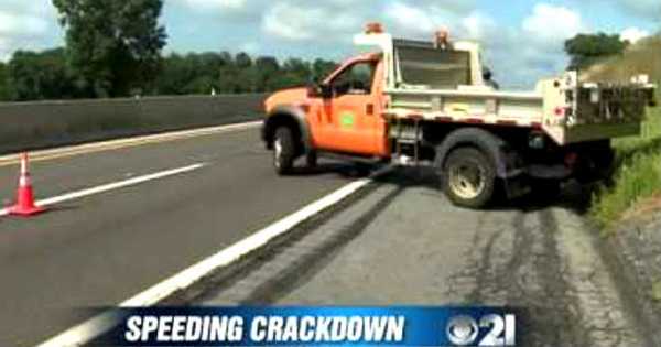 Construction Trucks Police Catch Speedy Drivers Pennsylvania 7