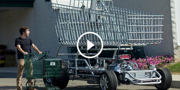 Giant Shopping Cart Car 11