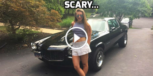 Teenage Girl Manual Shifting 4 Speed Camaro 1971 21