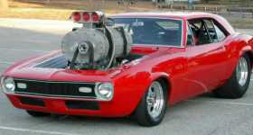 Chevy Camaro With A TRAIN BLOWER - Original Footage 1