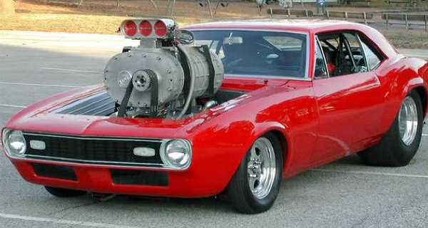 Chevy Camaro With A TRAIN BLOWER - Original Footage 1