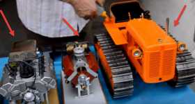 miniature tractor engines sound 1