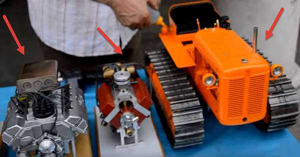 miniature tractor engines sound 1