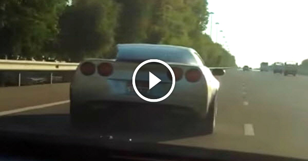 Lamborghini vs corvette z06 drag race highway 2 TN