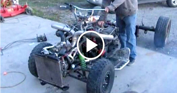 Crazy Turbo V8 Quad