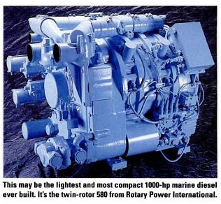 3000hp Yacht Rotary Diesel Engine 333