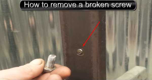 7 Easy Ways Snapped Bolt Removal 6