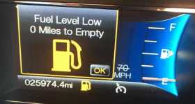 Empty Fuel Tank Driving 4