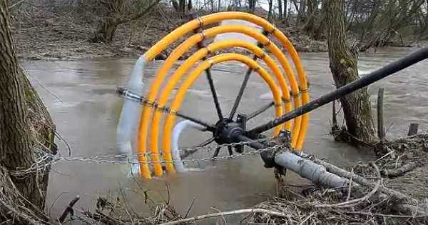 Water Wheel Pump Design 3