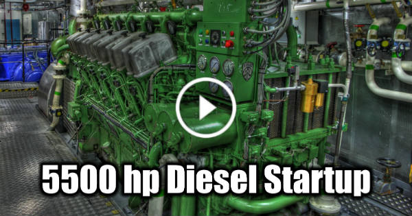 Boat Diesel Engine 5500 HP 1 TN