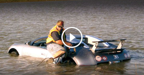 Bugatti Veyron Lake Crash 3 TN