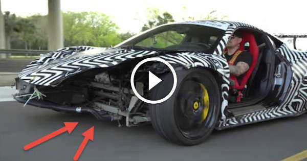 Crashed 458 Ferrari Donuts 1 TN