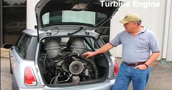 Mini Cooper Car Jet Engine 4