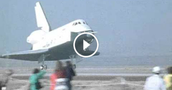 Space Shuttle Enterprise Landing 1 TN