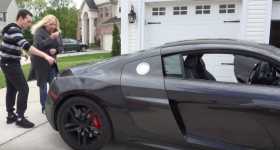 Grandma Scared Revving Sound Audi R8 V10 6