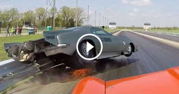 Grudge Drag Race Camaro Crash 1 TN