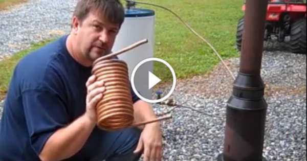 Homemade Water Heater no electricity 1