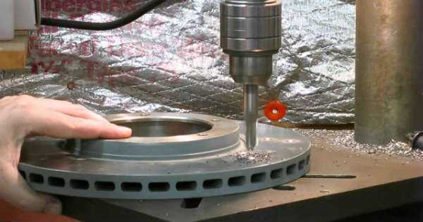 How To Dimple Brake Discs 1