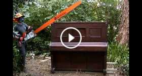 Piano Cut Half Giant Chainsaw 1 TN