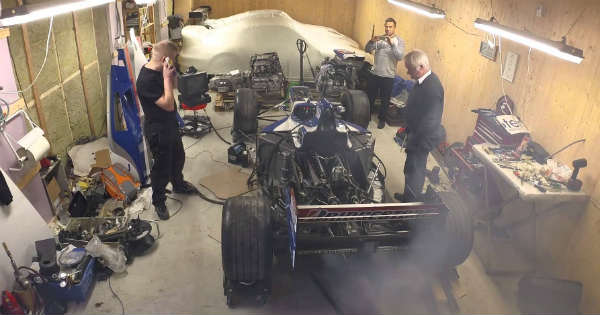 12 Years Of Hibernation This Formula 1 start-up garage smoke 4