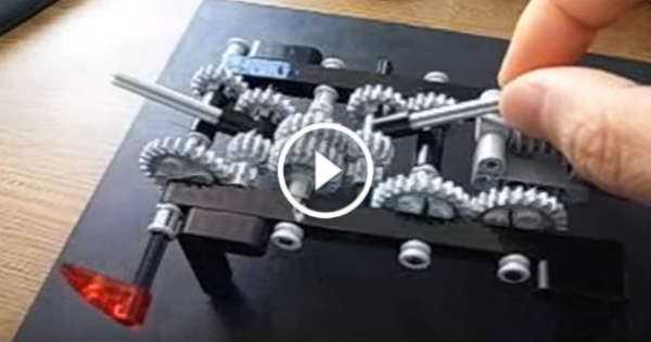 4-Speed LEGO Transmission working 1