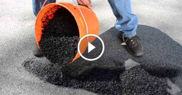 Aquaphalt Asphalt Patching Product Is The Best For DIY Driveway Repair 1 TN