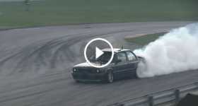 BMW E30 S54 Turbo Drifts Through The Race Track 1 TN