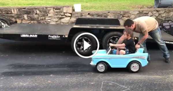 Dad Teaches Daughter Drag Racing Wheelie 1 TN
