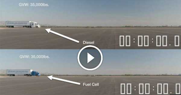 Diesel Truck vs Fuel Cell Truck