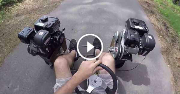 FWD Go Kart first ride 1