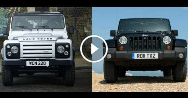 Land Rover Defender VS Jeep Wrangler Rubicon 2 TN