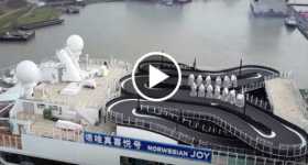 Massive Cruise Ship Norwegian Joy Features Ferrari GoKart Racetrack 3 TN