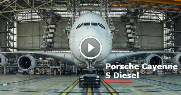 Porsche Cayenne S Diesel Airbus A380 6
