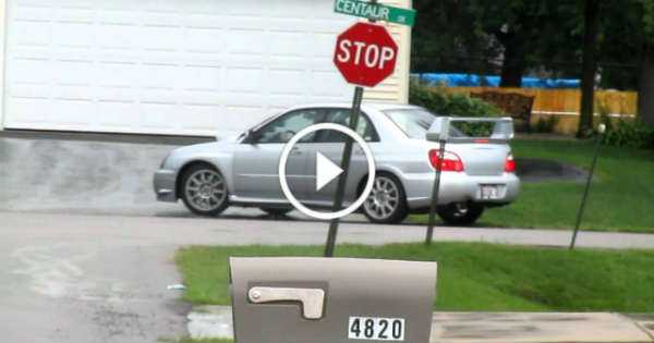 Turbo Subaru WRX STI With Duck Call Blow Off Valve 1 TN