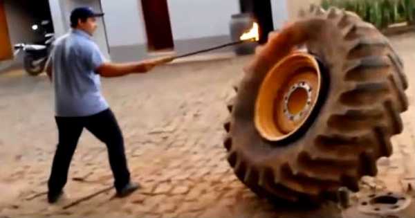 Ultimate Ether Tire Mounting Explosion Compilation 1